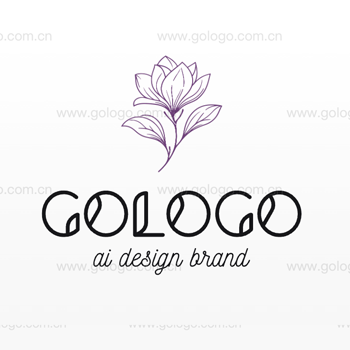 gologo生成花卉logo案例4