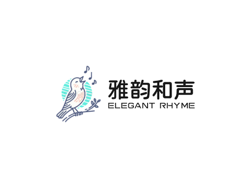 雅韵和声钢琴Logo标志设计