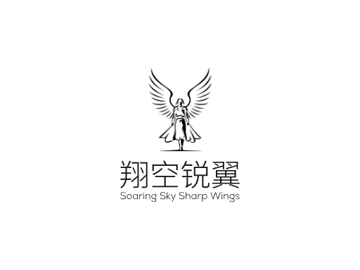 翔空锐翼翅膀Logo标志设计