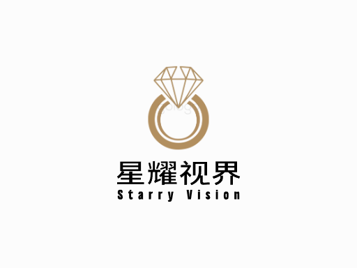 星耀视界网红Logo标志设计