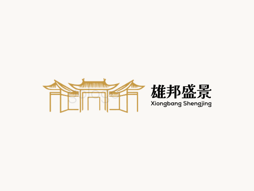 雄邦盛景大国Logo标志设计