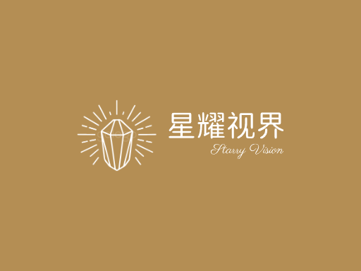 星耀视界网红Logo标志设计