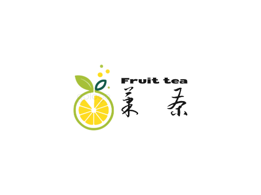 果茶果茶Logo标志设计