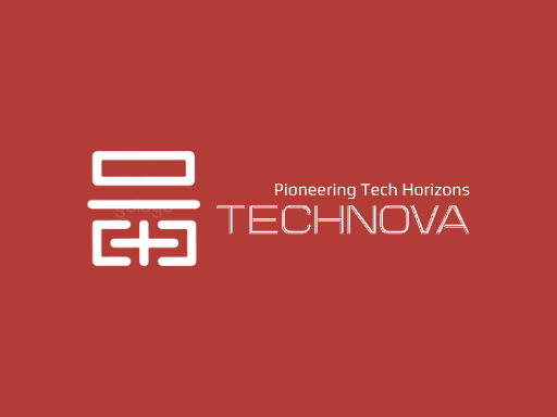 TechNova字体设计Logo标志设计