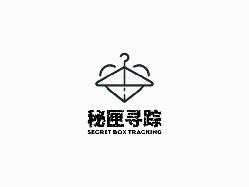 秘匣寻踪黑匣Logo标志设计