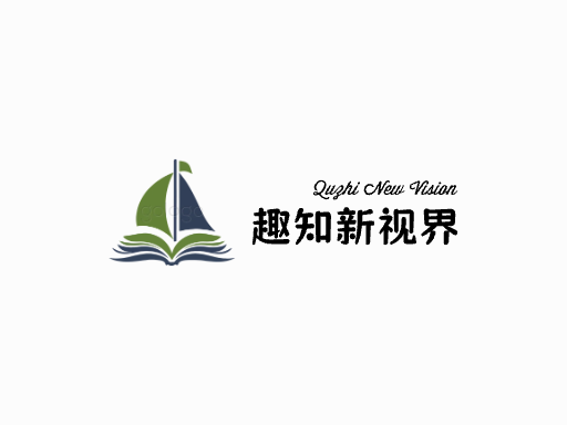 趣知新视界公众号Logo标志设计