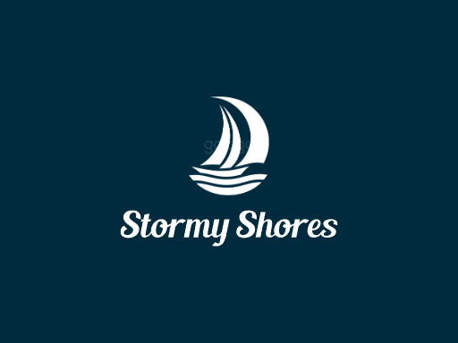 Stormy Shores定制Logo标志设计