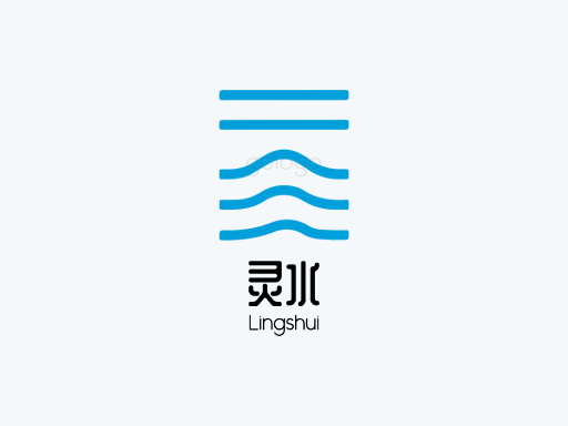 灵水茶饮料Logo标志设计