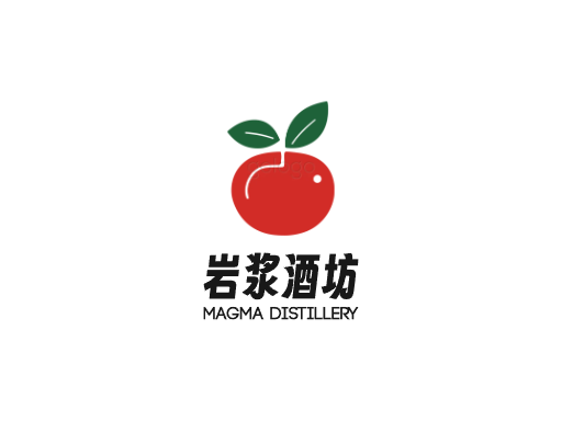 岩浆酒坊果味啤酒Logo标志设计