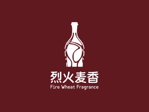 烈火麦香啤酒Logo标志设计