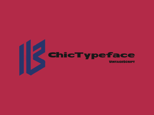 ChicTypeface文字Logo标志设计