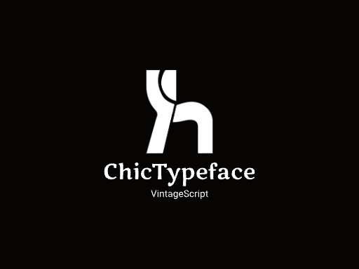 ChicTypeface创意字体Logo标志设计