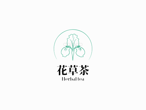 花草茶花草茶Logo标志设计