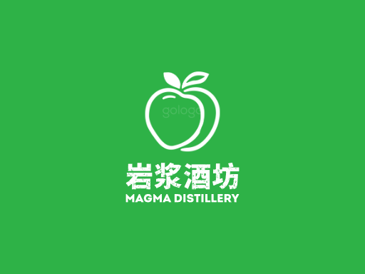 岩浆酒坊果味啤酒Logo标志设计