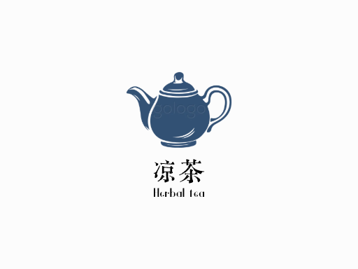 凉茶凉茶Logo标志设计