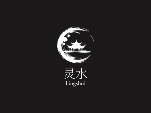 灵水茶饮料Logo标志设计