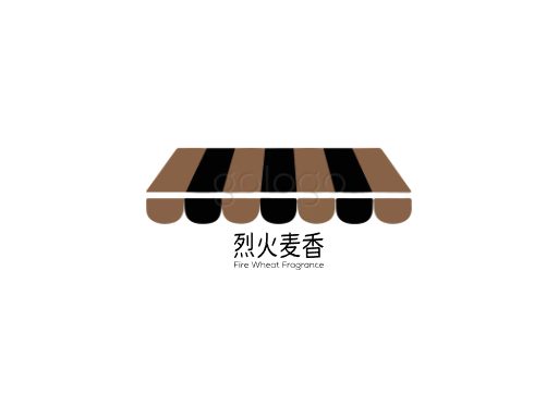 烈火麦香啤酒Logo标志设计