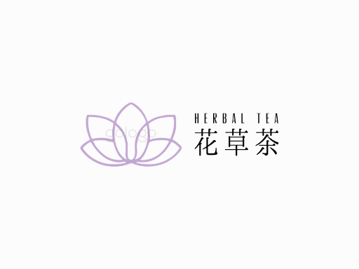 花草茶最全Logo标志设计