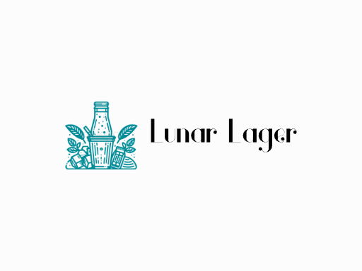 Lunar Lager生啤Logo标志设计