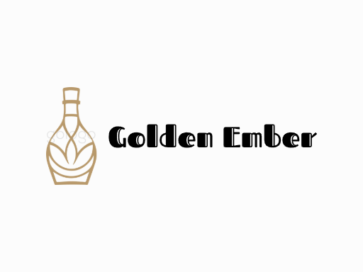 Golden Ember无醇啤酒Logo标志设计