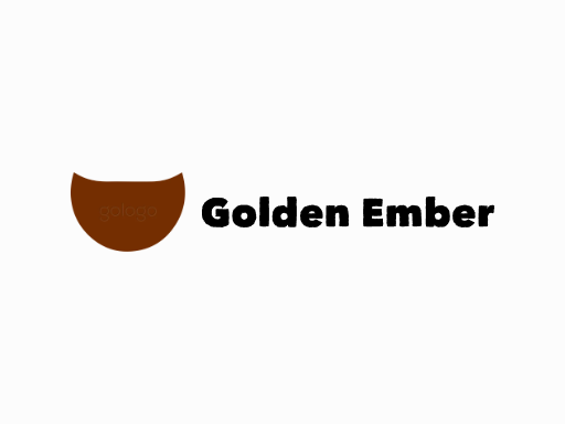 Golden Ember无醇啤酒Logo标志设计