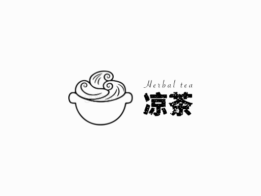 凉茶凉茶Logo标志设计