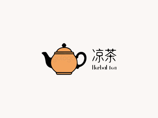 凉茶凉茶Logo标志设计