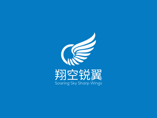 翔空锐翼翅膀Logo标志设计