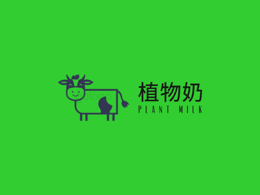 植物奶植物奶Logo标志设计