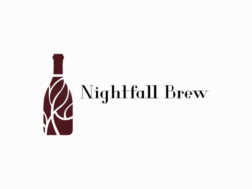 Nightfall Brew麦芽啤酒Logo标志设计