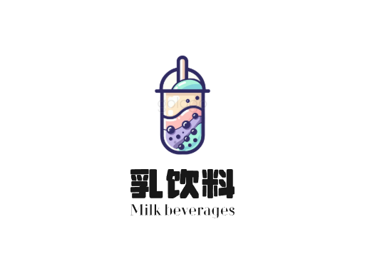 乳饮料乳饮料Logo标志设计