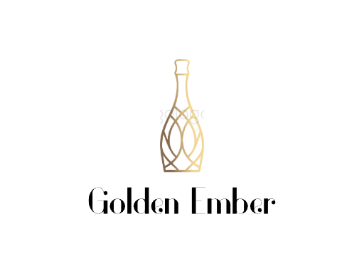 Golden Ember无醇啤酒Logo标志设计