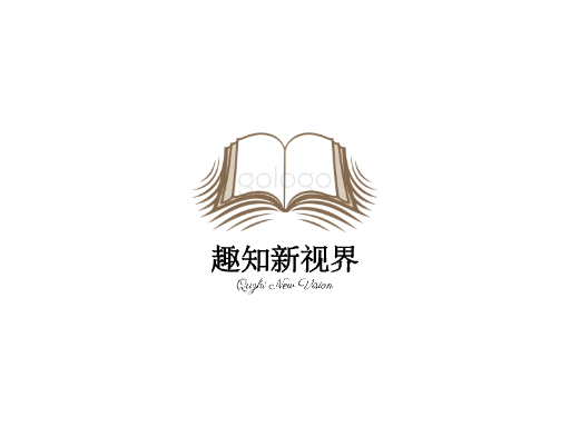 趣知新视界公众号Logo标志设计