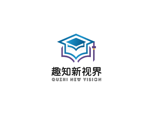 趣知新视界公众号Logo标志设计