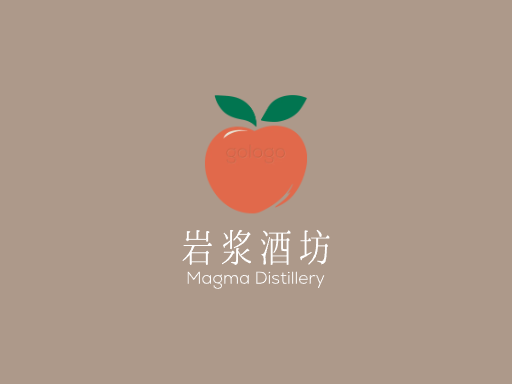 岩浆酒坊果味啤酒Logo标志设计