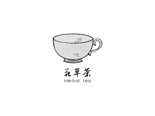 花草茶花草茶Logo标志设计