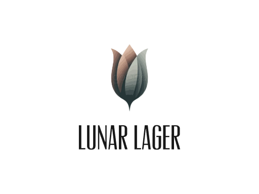 Lunar Lager生啤Logo标志设计