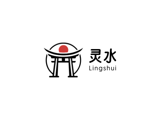 灵水茶饮料Logo标志设计