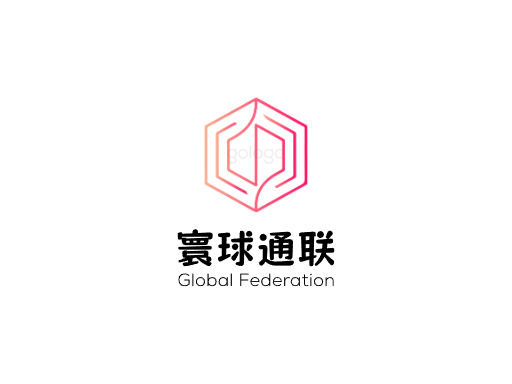 寰球通联全球Logo标志设计