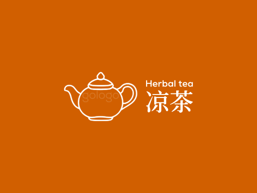 凉茶凉茶Logo标志设计