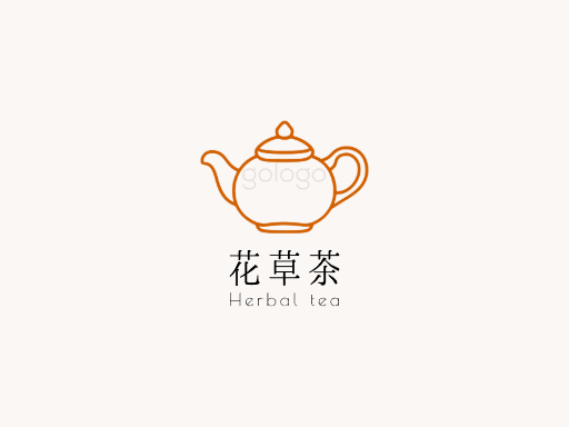 花草茶花草茶Logo标志设计