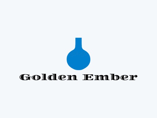 Golden Ember无醇啤酒Logo标志设计