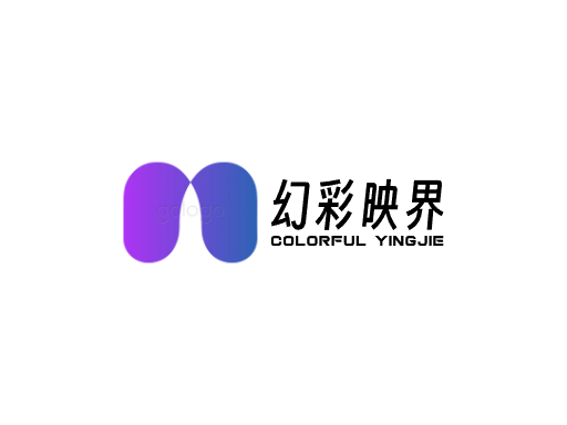 幻彩映界影城Logo标志设计