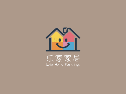 乐家家居定制Logo标志设计