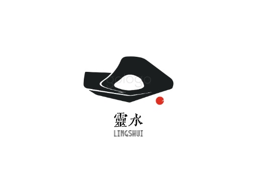 灵水茶饮料Logo标志设计