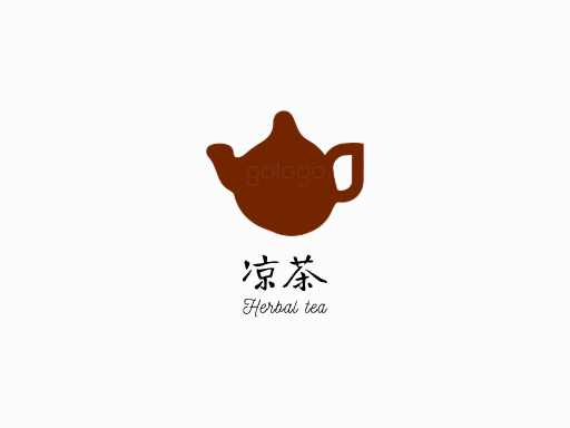 凉茶凉茶Logo标志设计