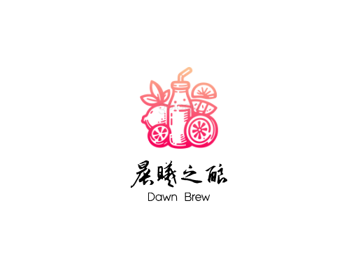 晨曦之酿白啤酒Logo标志设计