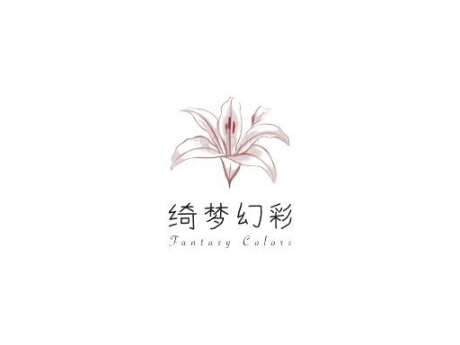 绮梦幻彩奇幻Logo标志设计