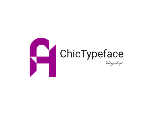 ChicTypeface创意字体Logo标志设计