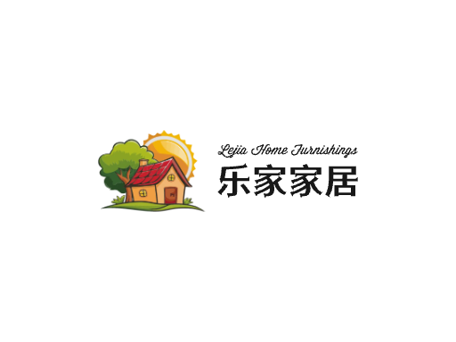 乐家家居家居Logo标志设计